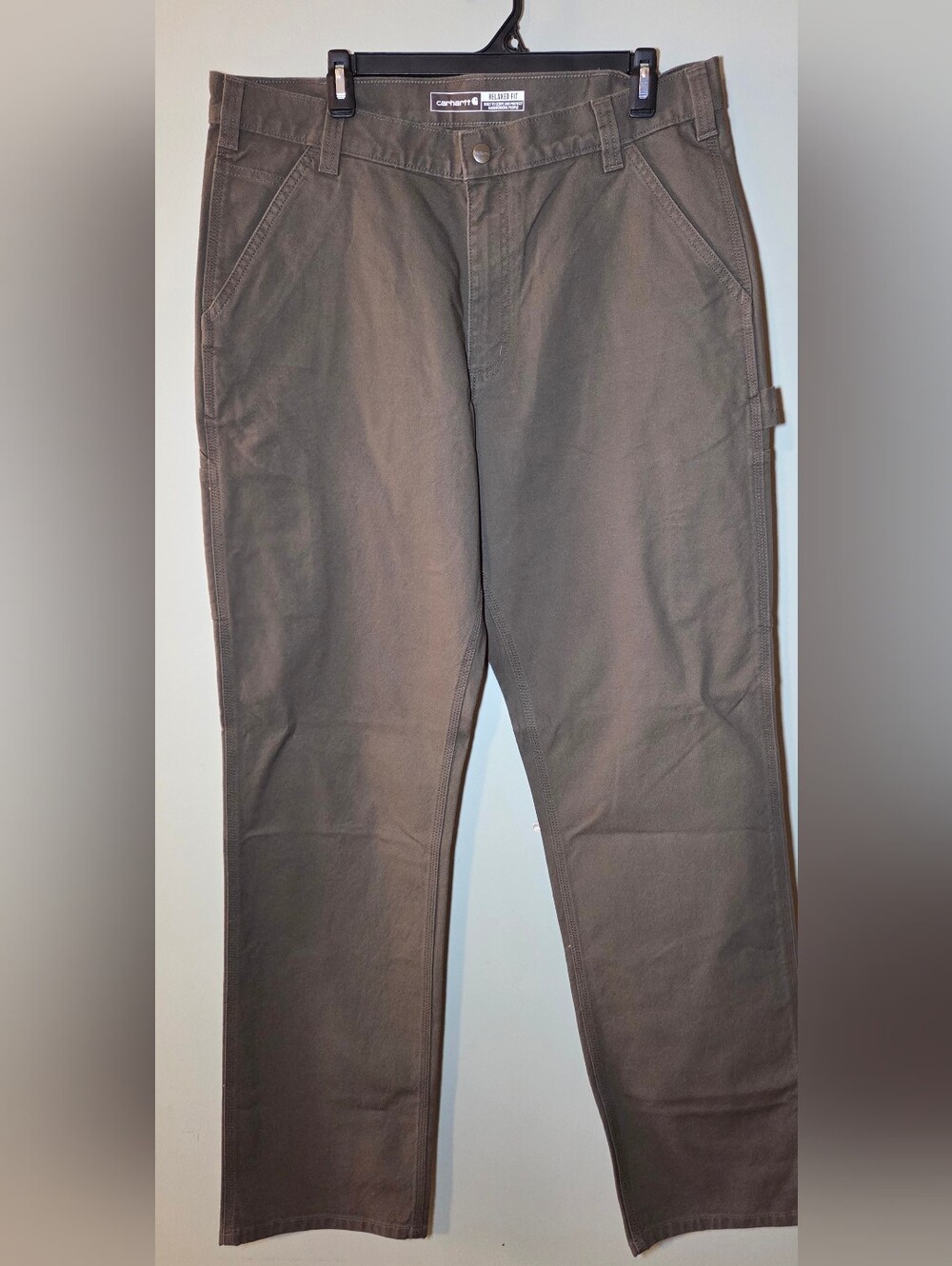 Carhartt Rugged Flex Relaxed Fit Duck Utility Work Pants Brown 36x36 BN3279-M